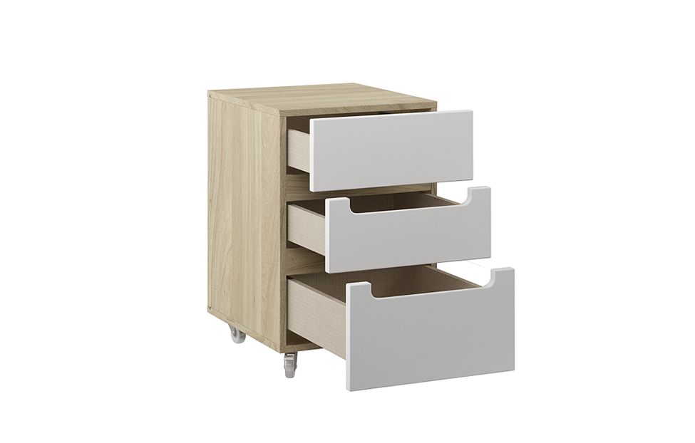 Тумбы - изображение №4 "Выкатная тумба Анри с выдвижными ящиками"  на www.Angstrem-mebel.ru